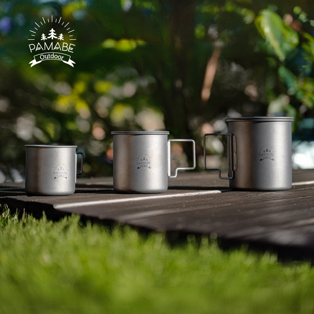 PAMABE outdoor titanium camping mug