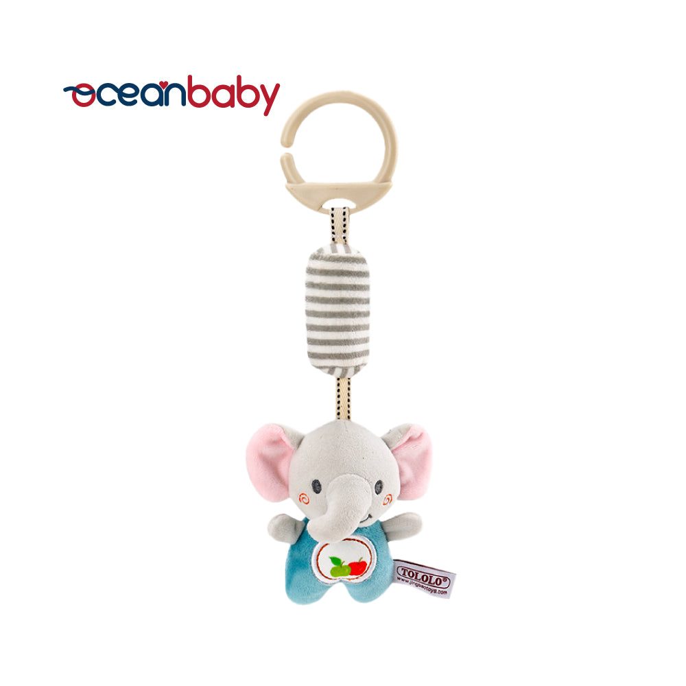 OceanBaby Smiling Animal Baby Crib Bell