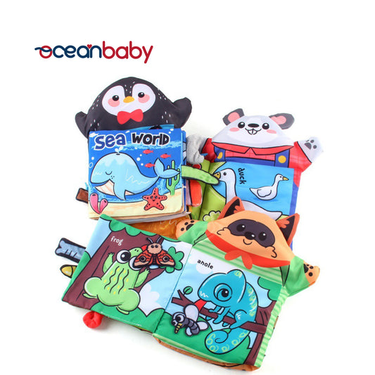 OceanBaby 动物手偶布书
