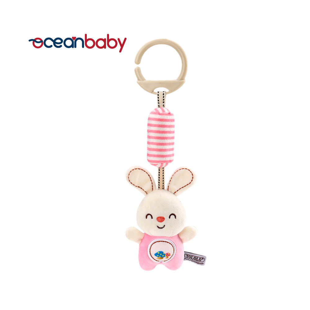 OceanBaby Smiling Animal Baby Crib Bell