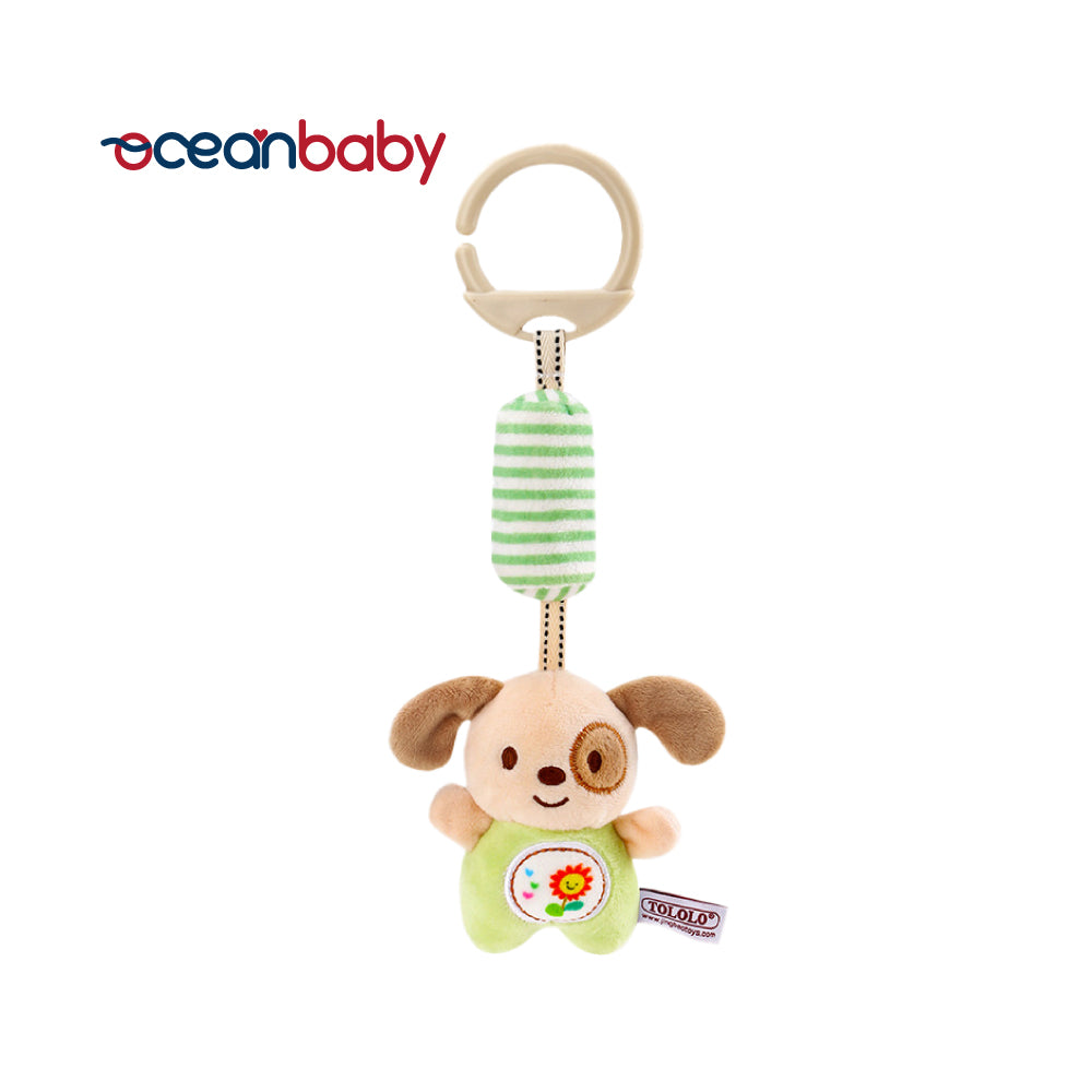 OceanBaby Smiling Animal Baby Crib Bell