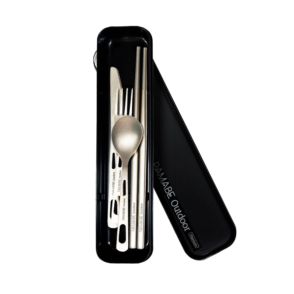 PAMABE OUTDOOR Titanium Eco Tableware Set