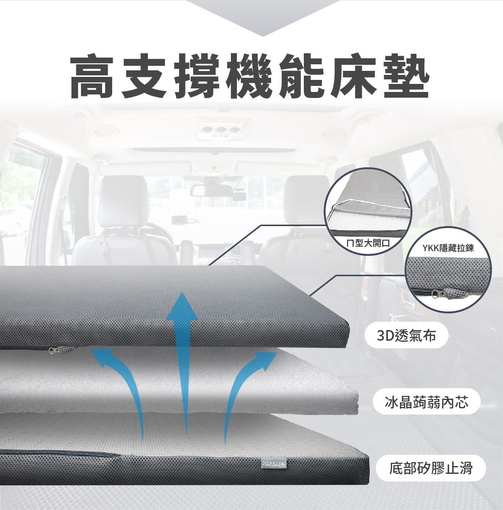 PAMABE outdoor Tesla Model Y car camping mattress