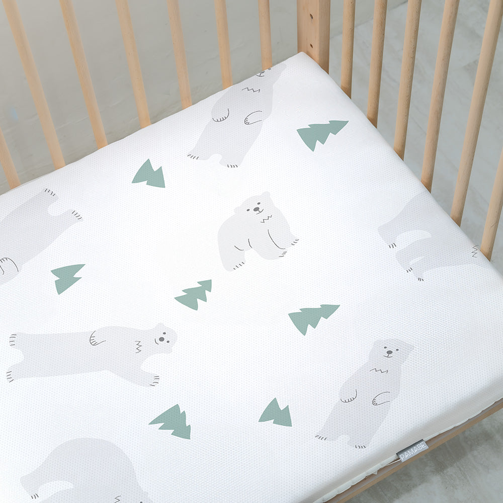 PAMABE 2-in-1 Washable Baby Mattress 60x120cm