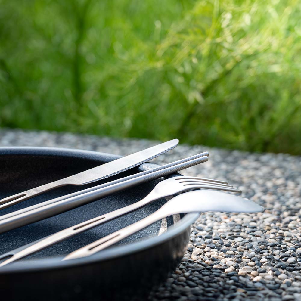 PAMABE OUTDOOR Titanium Eco Tableware Set